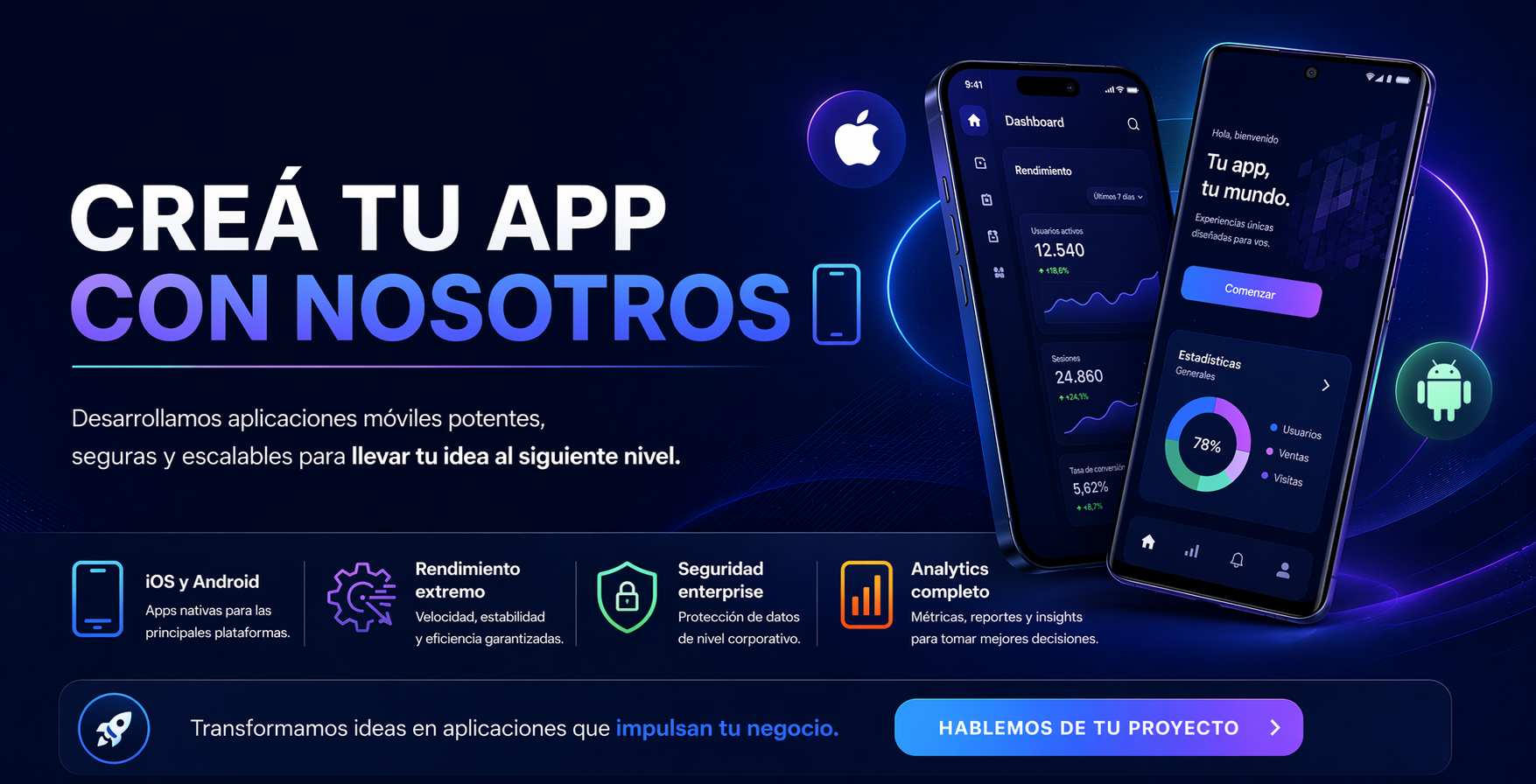 Creá tu app con nosotros